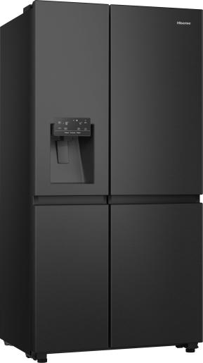 Hisense RS818N4IFE 91cm  American Fridge Freezer - Black Stainless Steel