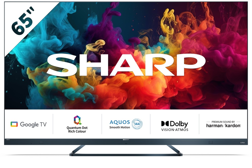 Sharp 4T-C65GK4245KB 65" 4K UHD Frameless Smart TiVo TV 