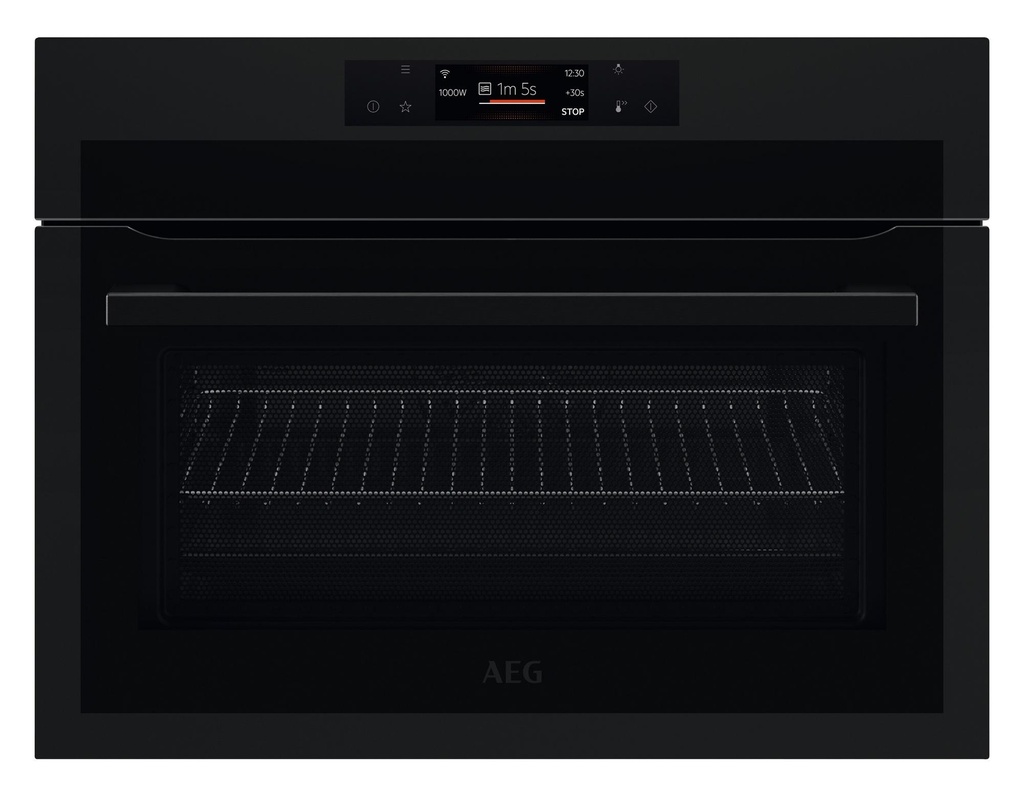 AEG KME768080T  WiFi Connected Built In Combination Microwave - Matte Black