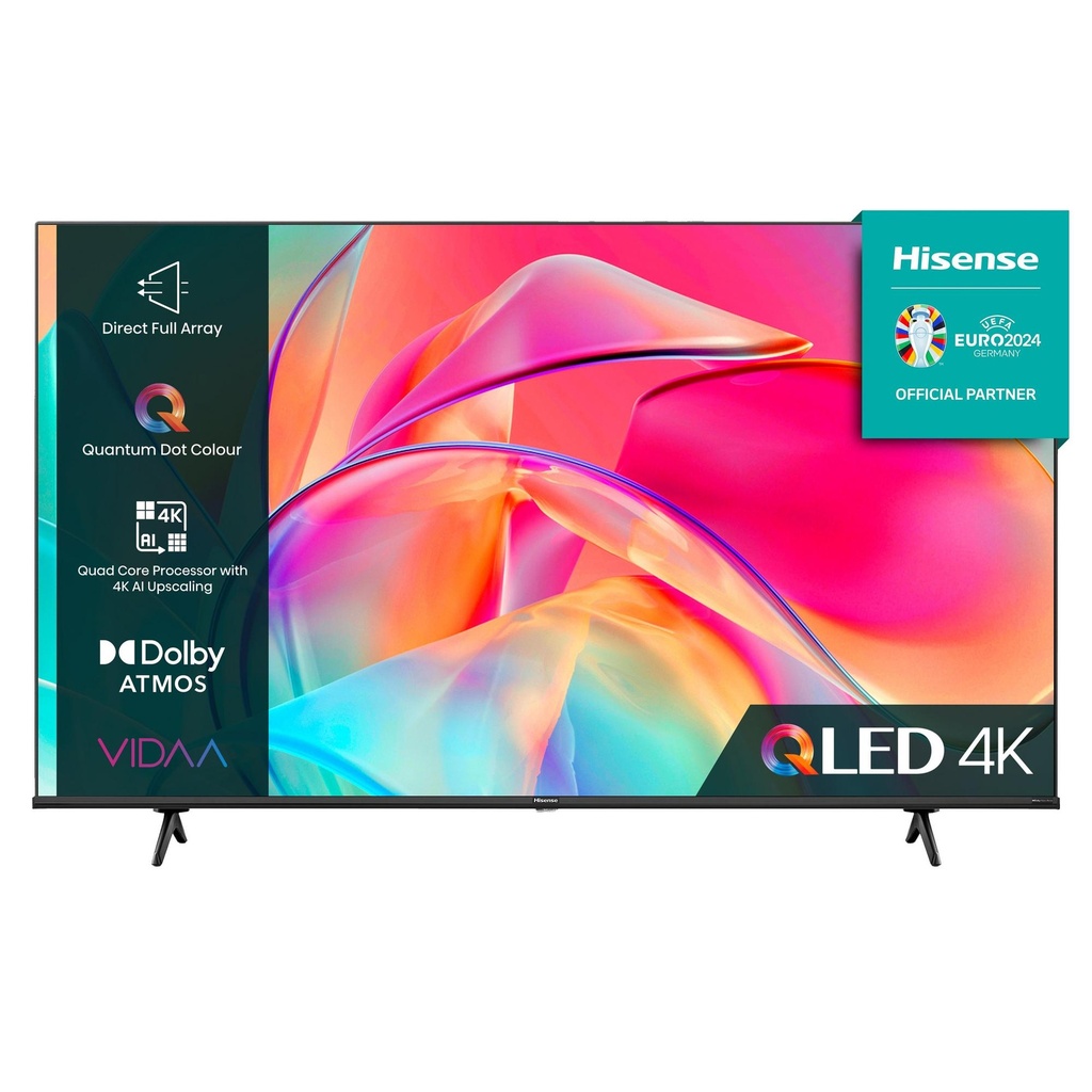 Hisense 43E7KQTUK 43" 4K Ultra HD QLED Smart TV