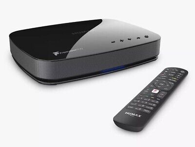 Humax FVPAURA4KGTR1TB Aura 4K Android TV Recorder Freeview Box - 1TB - Black