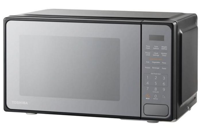 Toshiba MM2-EM20PF 20 Litres Microwave Oven - Mirror Finish Black