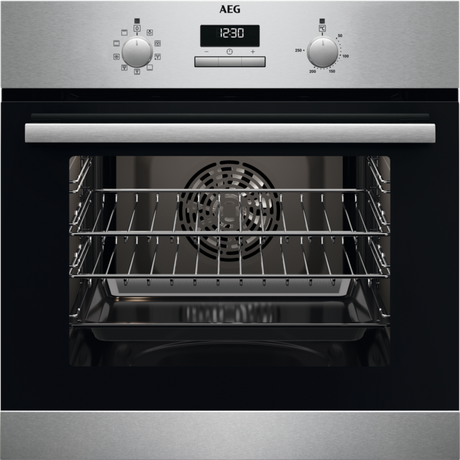 [BCX23101EM] AEG BCX23101EM 59.4cm Built In Electric Single Oven - Stainless