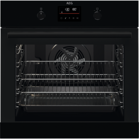 [BEX33501EB] AEG BEX33501EB 59.4cm Built In Electric Single Oven - Black