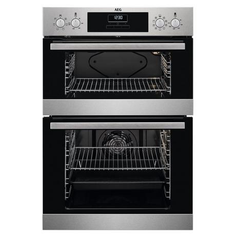 [DEX33111EM] AEG DEX33111EM 59.4cm Built In Electric Double Oven - Stainless