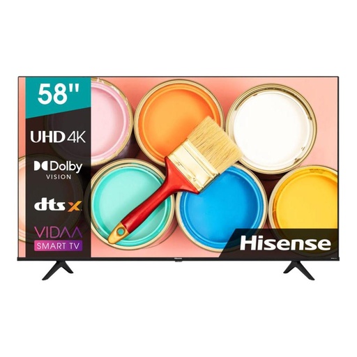 [58A6BGTUK] Hisense 58A6BGTUK 58" 4K UHD HDR LED Freeview Smart TV