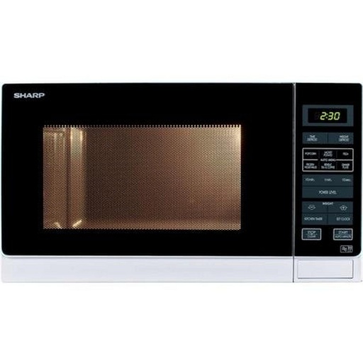 [R372WM] Sharp R372WM 25 Litre Solo Microwave - White